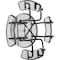 Global Industrial Round Kids Picnic Table, Gray, Expanded Metal, 46 in L, 24-1/2 in H Overall 277150KGY - alternate 3